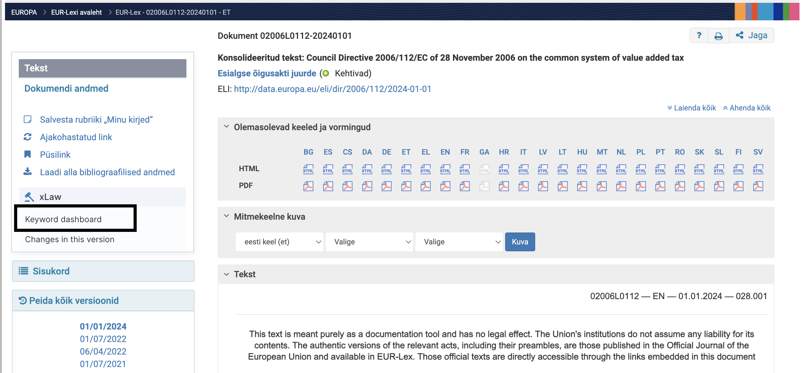 xLaw dashboard