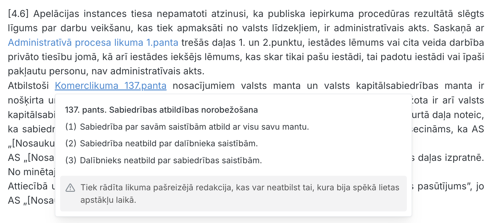 Paragraph hover