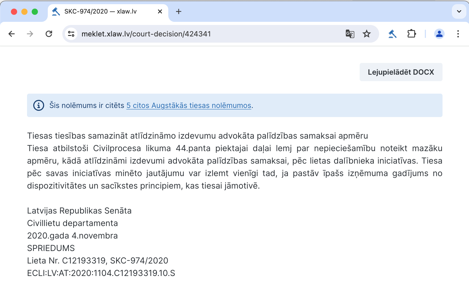 Incoming citations